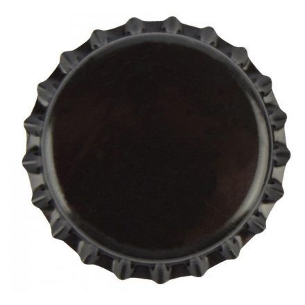 Kronkorken 26mm für Bierflaschen - schwarz