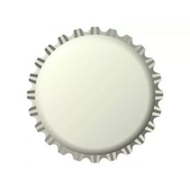 Kronkorken 26mm für Bierflaschen - weiẞ